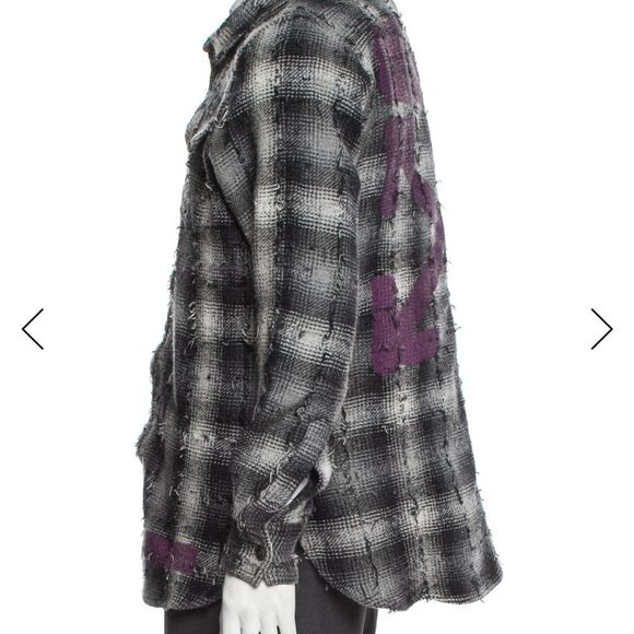 Off-White 2018 Flannel Trucker Jacket - Picture 3 of 5